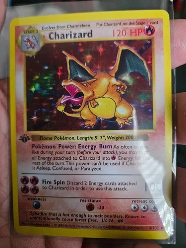 New ListingCharizard 4/102 Base Set (Shadowless) Holo