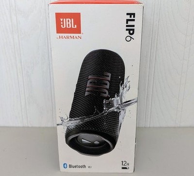JBL FLIP6 Portable Waterproof Speaker Black for sale online | eBay