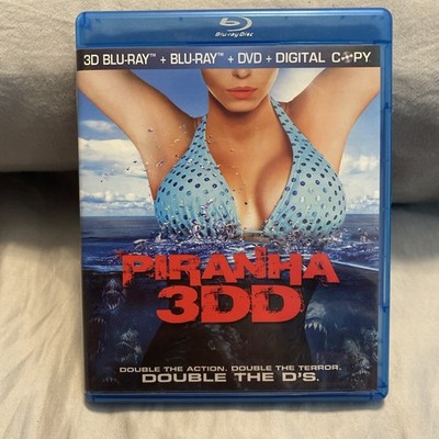 Piranha 3DD (3D, BluRay, DVD,2012) Horror Christopher Lloyd Gary Busey OOP**