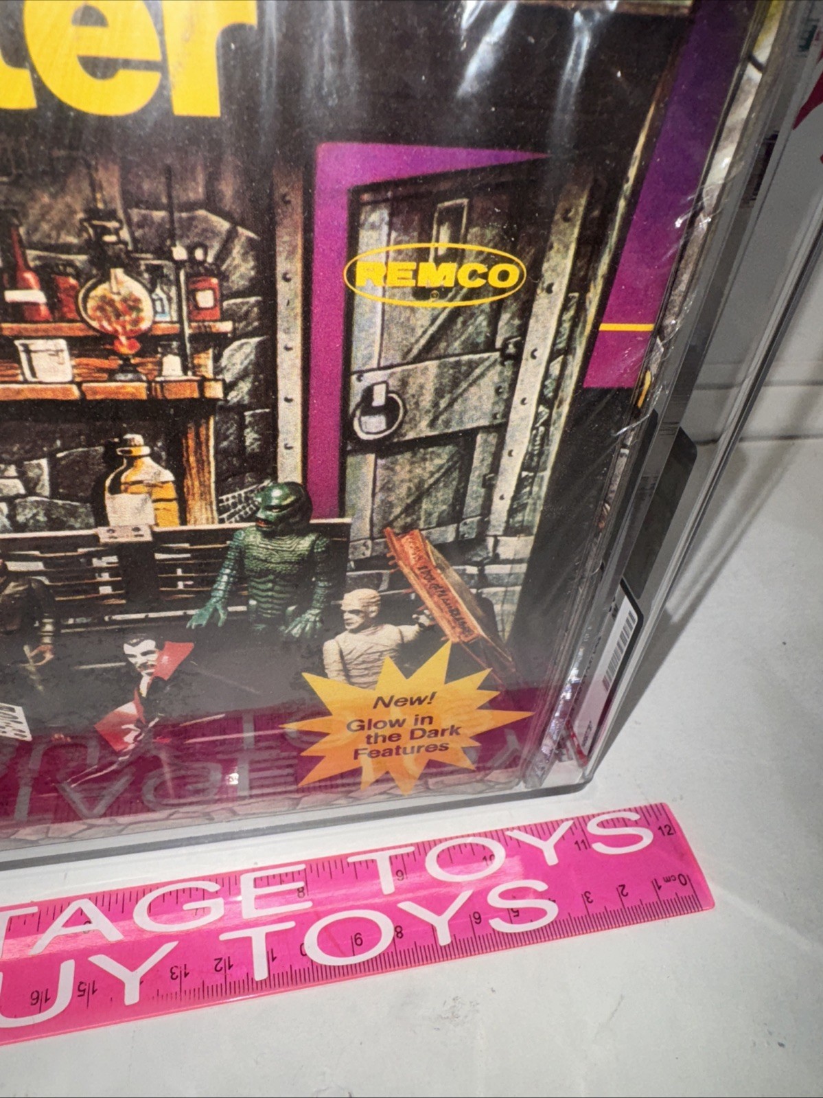 Mini Monster Play Case 1980 Remco Vintage Playset Universal Monsters AFA 80 🔥