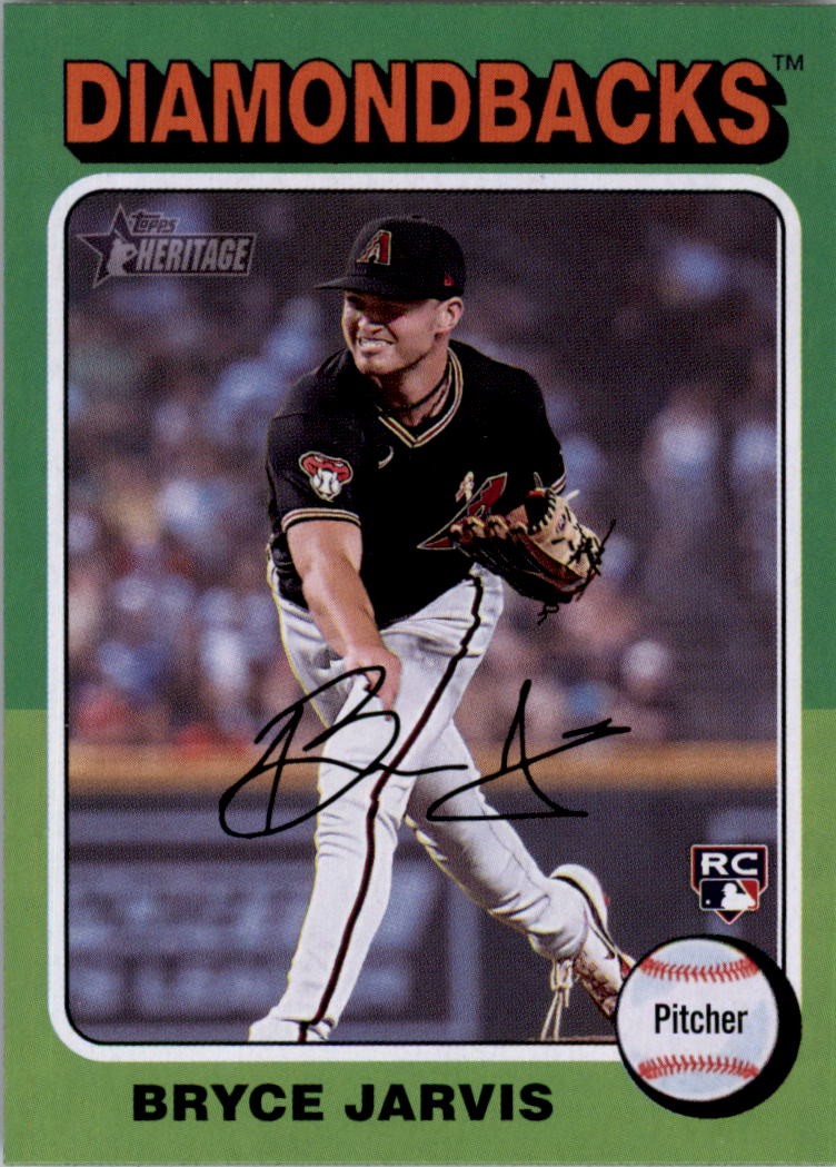 2024 Topps Heritage #287 Bryce Jarvis RC - BB