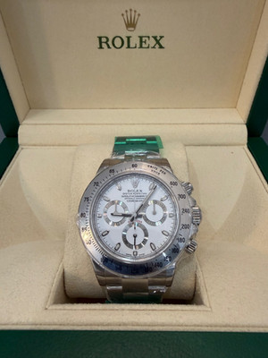 2014 NOS Rolex Daytona ''APH'' Blue Chromalight Dial Full Factory Stickers 116520