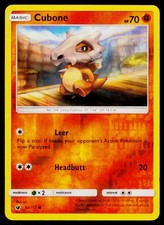 Pokemon Cubone 52/111 Crimson Invasion Reverse Holo Common Fighting Card LP