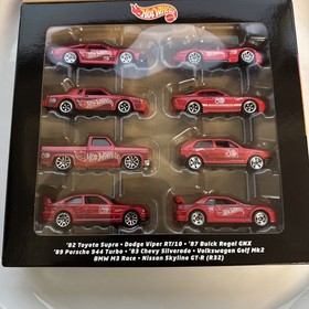 Hot Wheels 2025 Silver Series Mattel 80th Anniversary Box Set 8 Pack