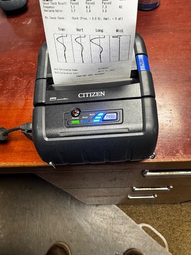 Citizen Portable Field Printer for Instantel Micromate Seismograph PN 721A4301