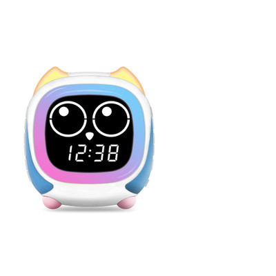 Itoma Owl Kids Sleep Training Clock Toddler Up Trainer Night Light White Noise