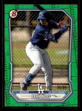 Zyhir Hope 2026 Bowman Paper Prospects Green Border Pattern 30/99 [jyc16