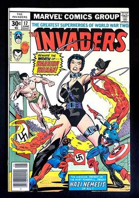 Invaders #17 Hi-Grade 1st Nazi Warrior Woman Hitler Appearance Marvel ...