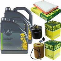Inspektionspaket 10L MB 5W-30 229.51 FüR Mercedes W164 ML 320 CDI S211 E 280