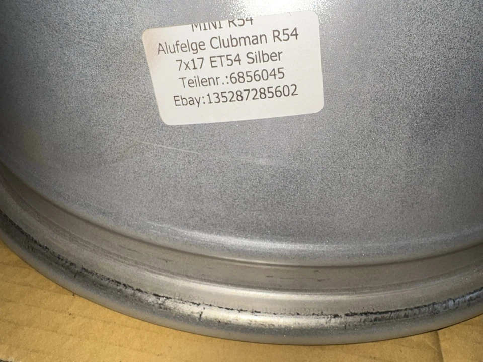 1x Original Mini Clubman F54 17 Zoll Styling Vent Spoke 518 7,5J ET54 6856045 - Bild 4 von 4