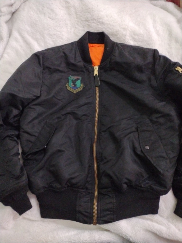 Vintage Alpha Industries MA-1 Flight Jacket USAF Reversible Bomber