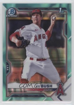 2021 Bowman Draft Chrome Aqua Lava Refractor 165/199 Ky Bush #BDC-149 0c6