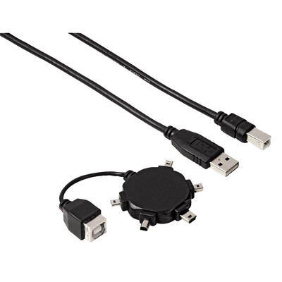 Hama 5er Set Mini USB Adapter mit USB Kabel (B4 B5 B6 B8 M4)
