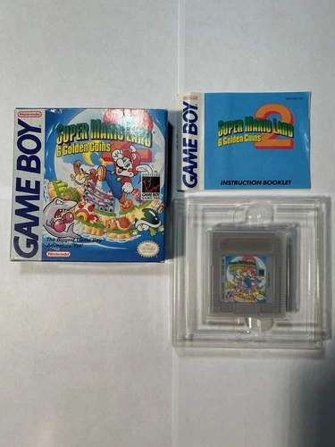 Super Mario Land 2: 6 Golden Coins – Game Boy – CIB – Box & Manual – Tested 1992