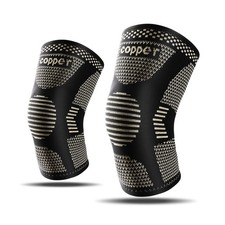 1Pcs Copper Knee Braces Compression Sleeves Support for Arthritis Men  Women