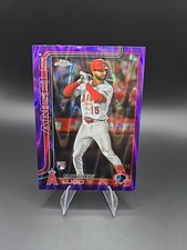 2025 Topps Chrome Update Series - Matthew Lugo #USC166 Purple Raywave Refractor