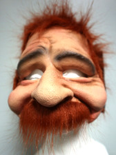 Uncle Bobby Cousin Red Better- Zagone Studios "Rusty" Adult Handmade Mask