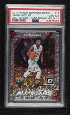 2017 Donruss Optic All-Stars Fast Break Holo Prizm Jimmy Butler #17 PSA 10 07b3