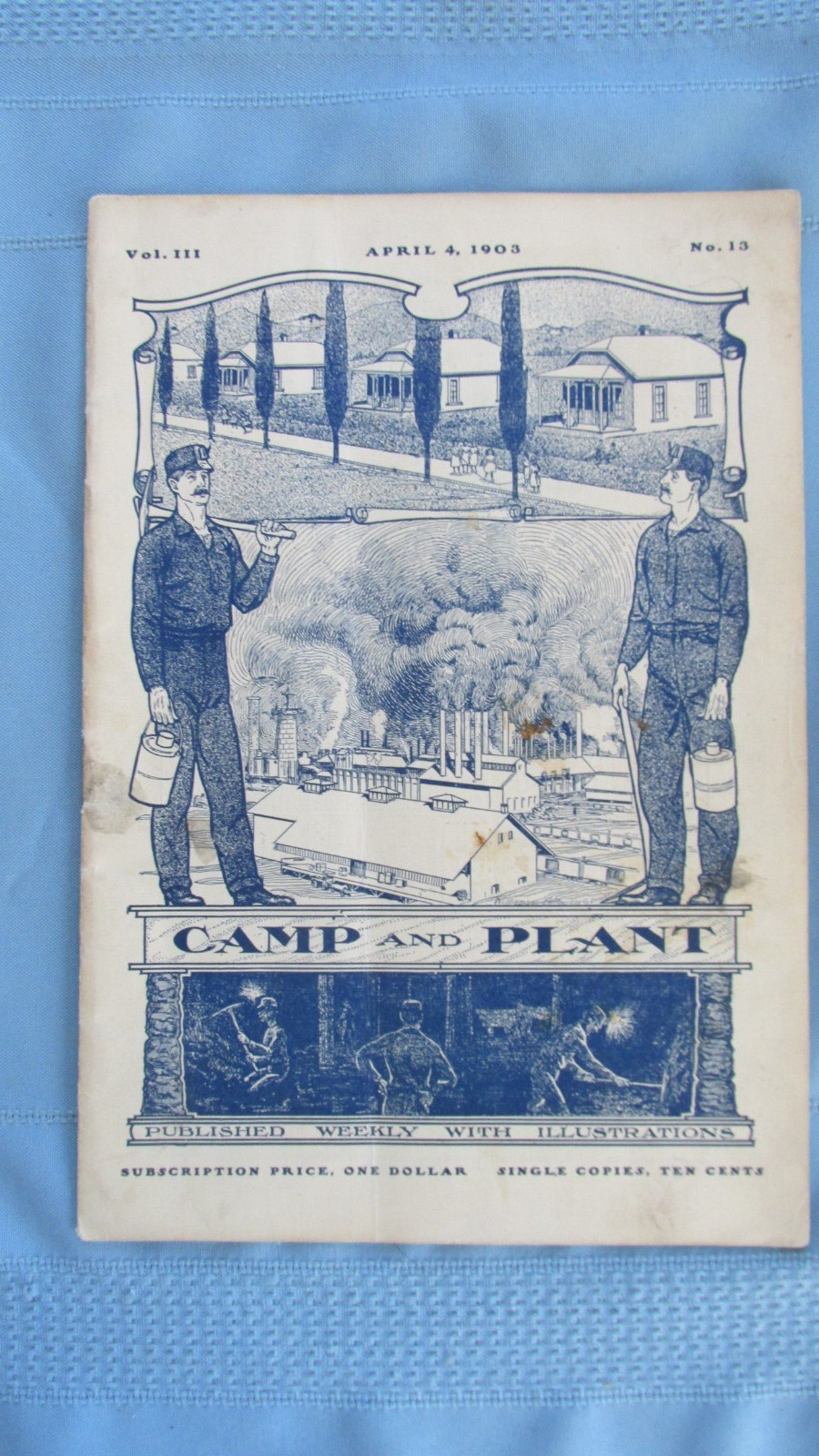 1903 Pueblo Colorado CF & I Camp & Plant Magazine-Trinidad Mines-Rockvale Band