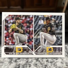 2023 Topps Update Series Rookie Combos US109 Colin Holderman Yerry De Los Santos