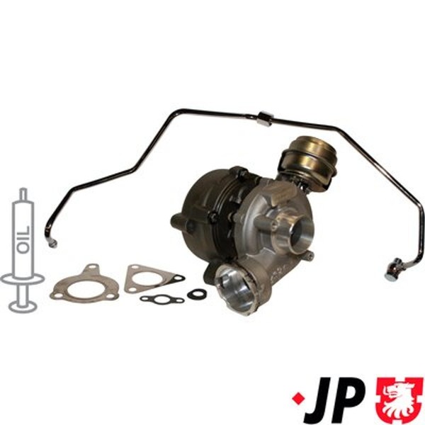 Lader Aufladung JP JP Group 1117801010 FüR 3B6 Passat Superb A4 VW Audi Skoda A6-image
