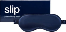 slip Pure Silk Sleep Mask - Navy | 100% Mulberry Silk, Ultra Soft & Comfortable
