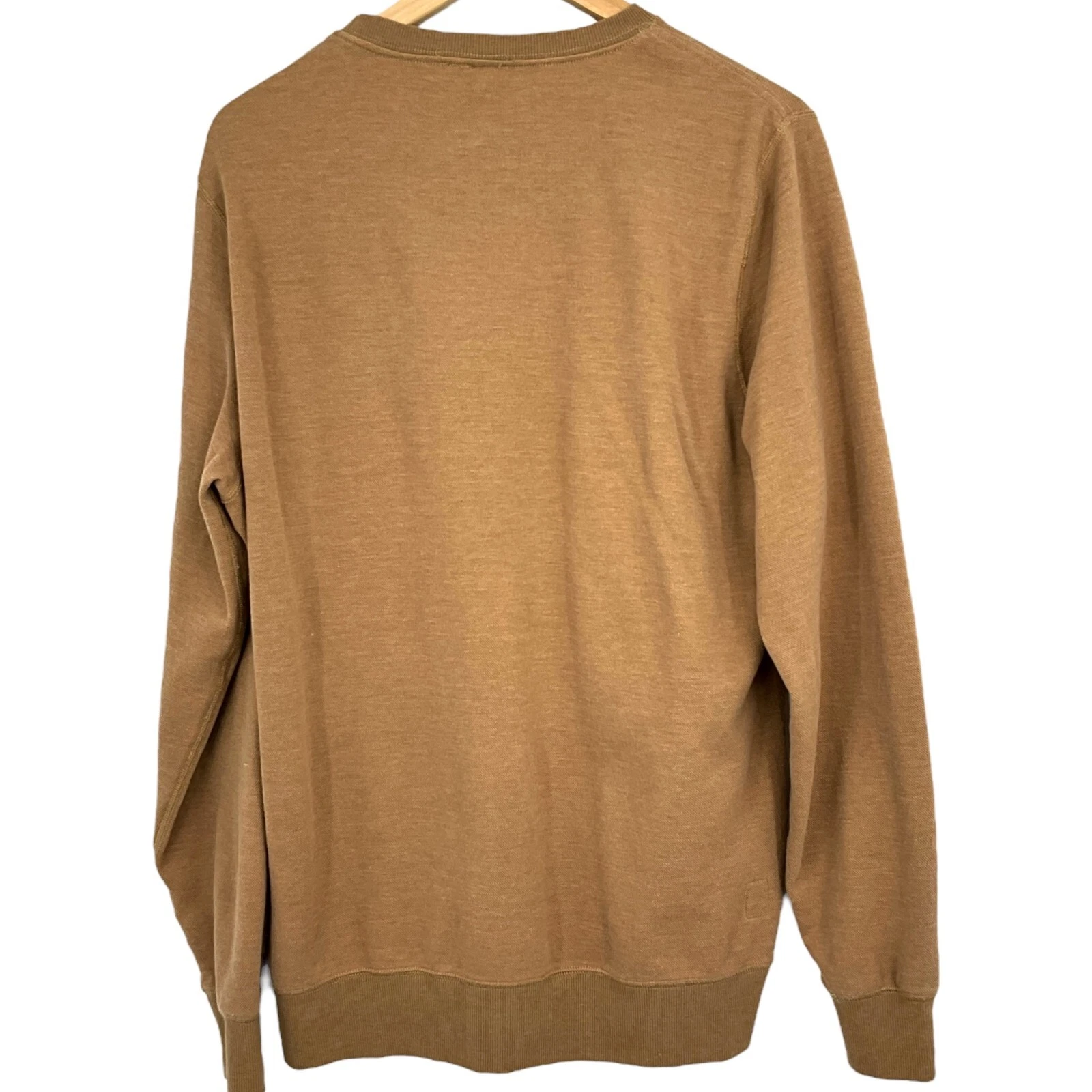 vuori jeffreys fleece pullover long sleeve casual sweatshirt