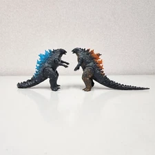 Legendary Fire Burning & King Of Monsters Godzilla Jakks Pacific Toho 3.5” 2014