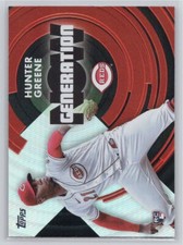 2022 Topps Update #GN-64 Hunter Greene Generation Now Cincinnati Reds RC