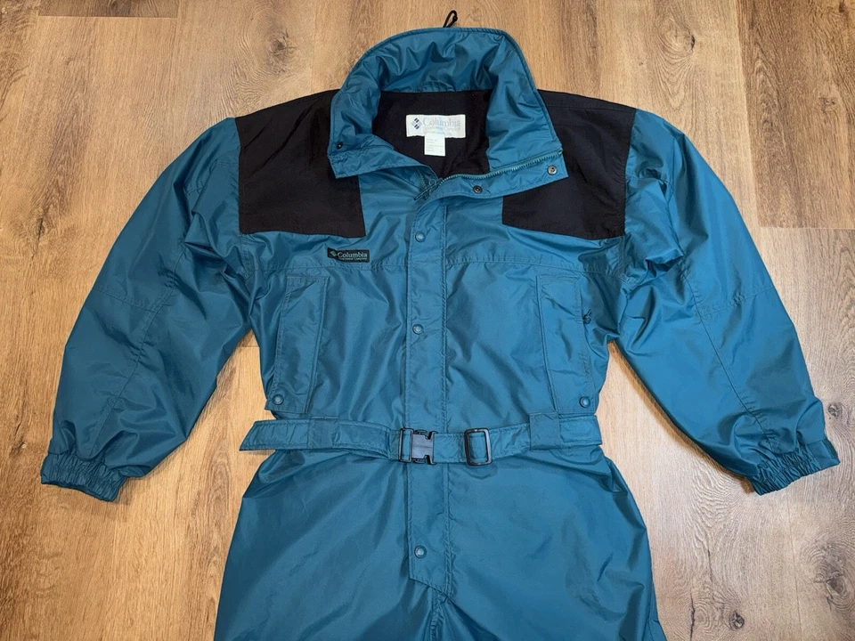 Columbia Traje de Esquí Una Pieza Traje de Nieve Babero de Nieve Snowboard Mono De Colección Para Hombres Grande Foto 4 de 4