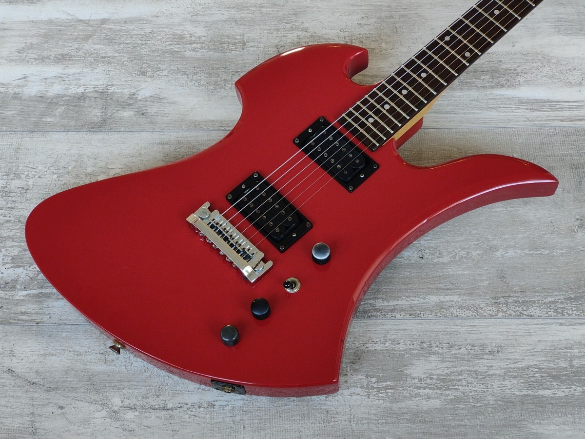 さ*様 B.C. Rich MG-601 Mockingbird ペイント有 1992 BC Rich MG-601 Japanese Mockingbird w/Quad Bridge (Red) | eBay
