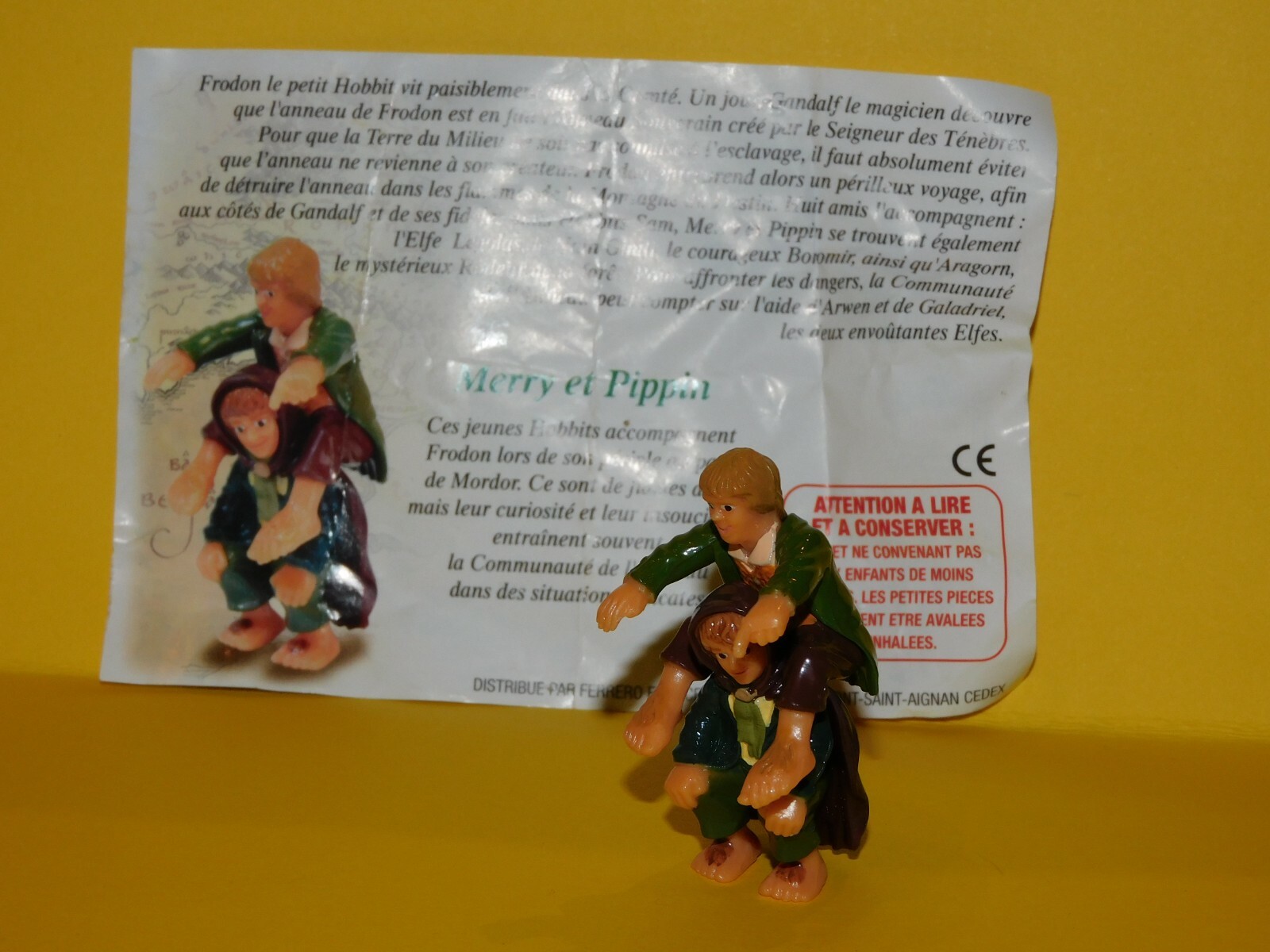 Kinder - El Seigneur Anillos - Merry Y Pippin + Bpz - 2002