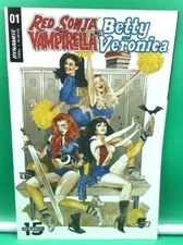 2019 Dynamite Comics Red Sonja and Vampirella Mett Betty and Veronica #01 Book