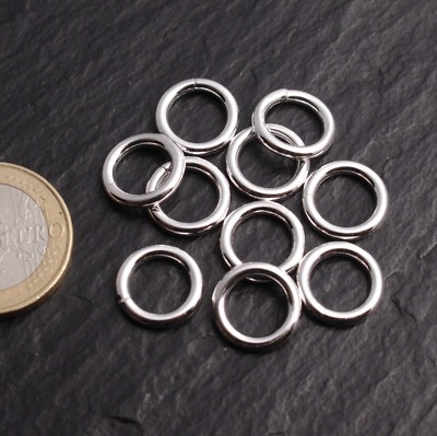 Silber 925 Biegeringe Binderinge Ösen Biegering Bindering Steinschatz