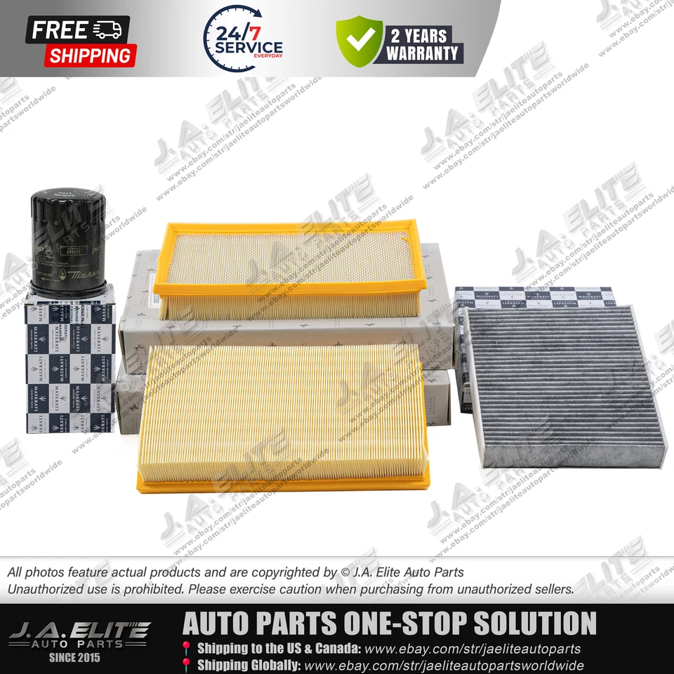 Filtro de aire y filtro de polen y filtro de aceite 4 piezas para Ferrari 599, 612 Foto 3 de 4