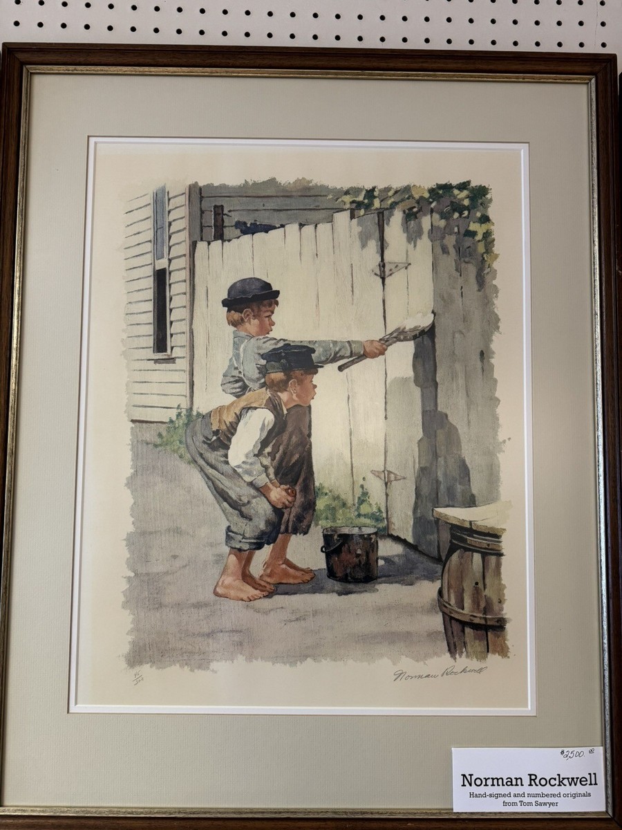 Norman Rockwell（1989年刊） Norman Rockwell set of 8 original signed and numbered prints