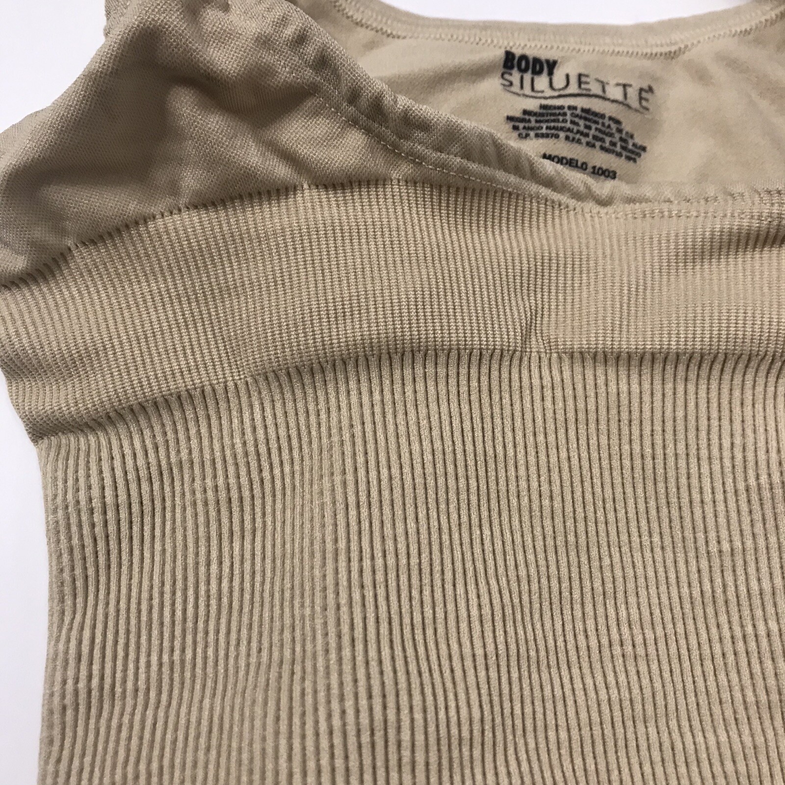 BODY SILUETTE Faja Model 1003 Body Graduated Compression Molder, “L” Color Nude