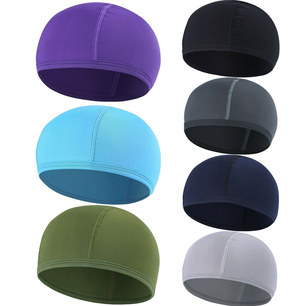 Sports Skull Cap Helmet Liner Caps Sweat Wicking Cycling Hat Cooling
