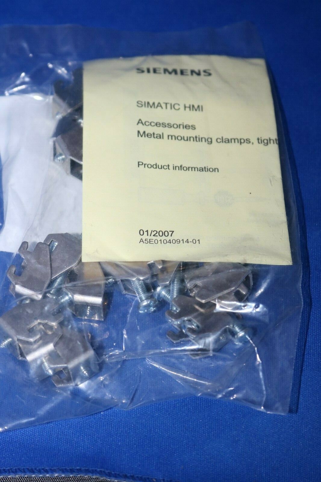 20 Clips De Montage Siemens Simatic 6AV6671-8XK00-0AX0 - Pour OP MP TP 1 SAC - Neufs