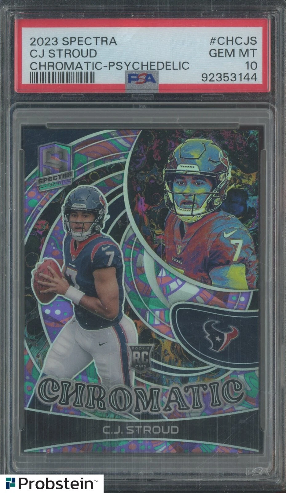 CJ Stroud Panini Spectra Chromatic #CHCJS Psychedelic