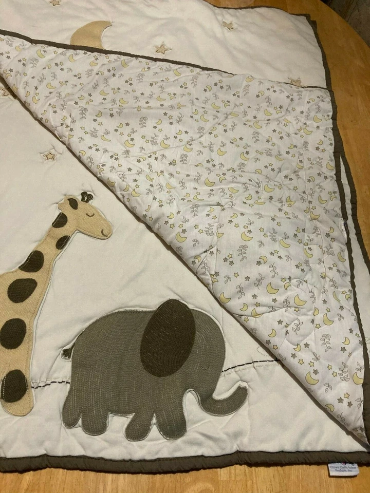 ПОСТЕЛЬНОЕ БЕЛЬЕ ДЛЯ БЛИЗНЕЦОВ — 12 шт., гендерно нейтральное детское постельное белье / сафари — по два! - Изображение 4 из 4