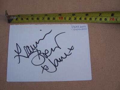 Laurie Brett Autogramm (Code SB2) bitte nach unten scrollen
