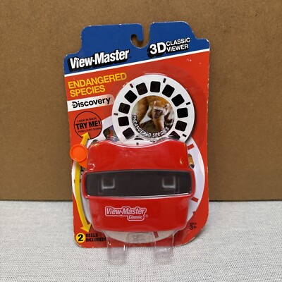 View Master 3D Classic Viewer Endangered Species Discovery Channel Ages 3+ NEW