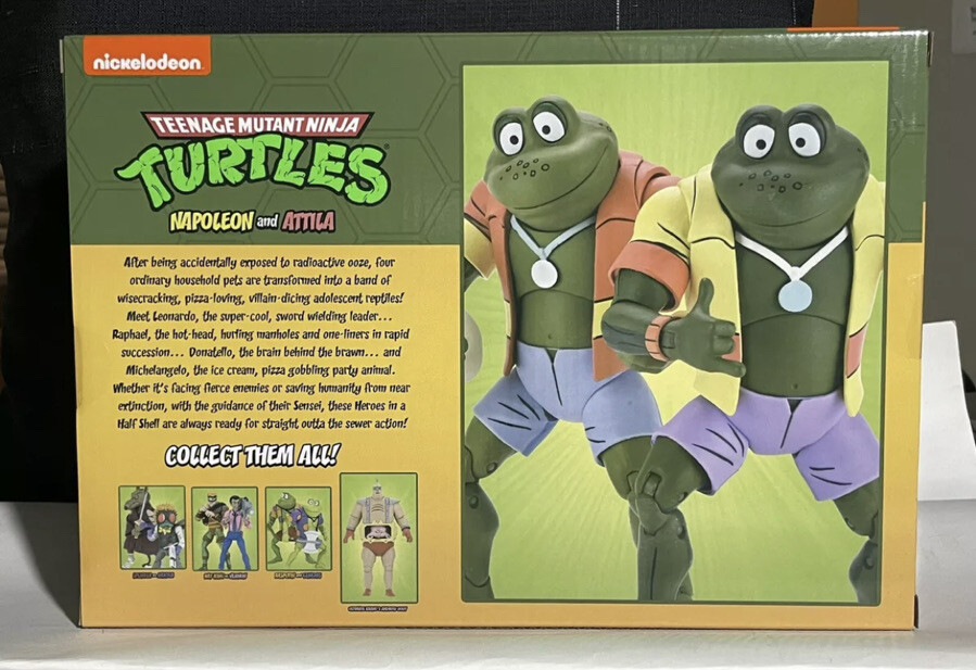 NECA Teenage Mutant Ninja Turtles TMNT Napoleon Attila Frog Action