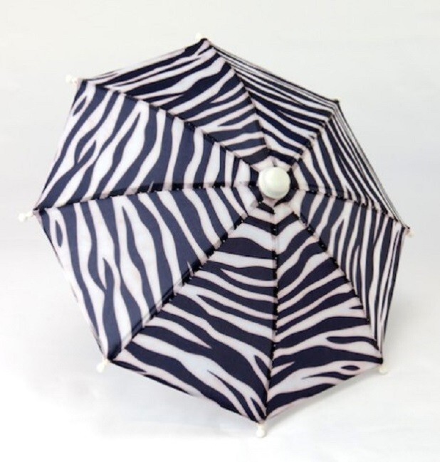 Umbrella, Cute Realistic Open-Close Zebra Umbrella, for 18