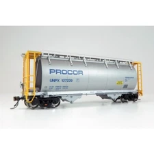 HO Procor 3000cuft Aluminum Hopper: w/Handrail & Wordmark: 6-Pack #4