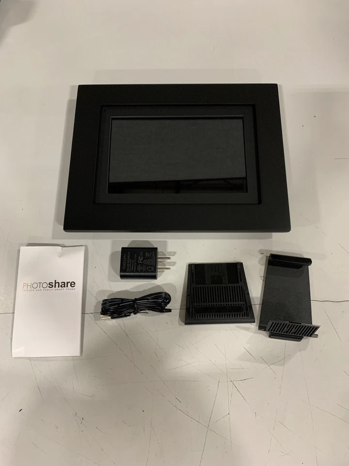 PhotoShare Friends and Family Smart Frame 8" Digital Photo Frame, Black - Image 2 of 4