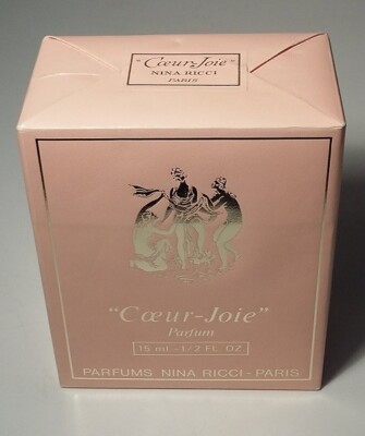 Vintage NINA RICCI ''COEUR-JOIE'' Pure PARFUM 1/2 OZ 15mL SEALED, NEW IN BOX