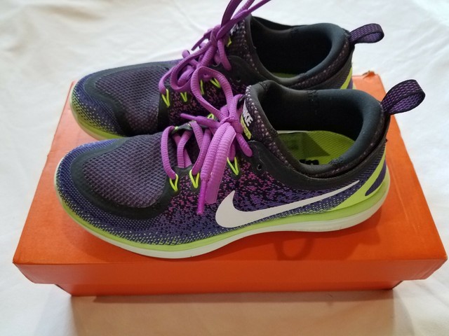 Nike Wmns Rn Distance 2 863776 501 Women Running Shoes Hyper Violet Volt For Sale Online Ebay