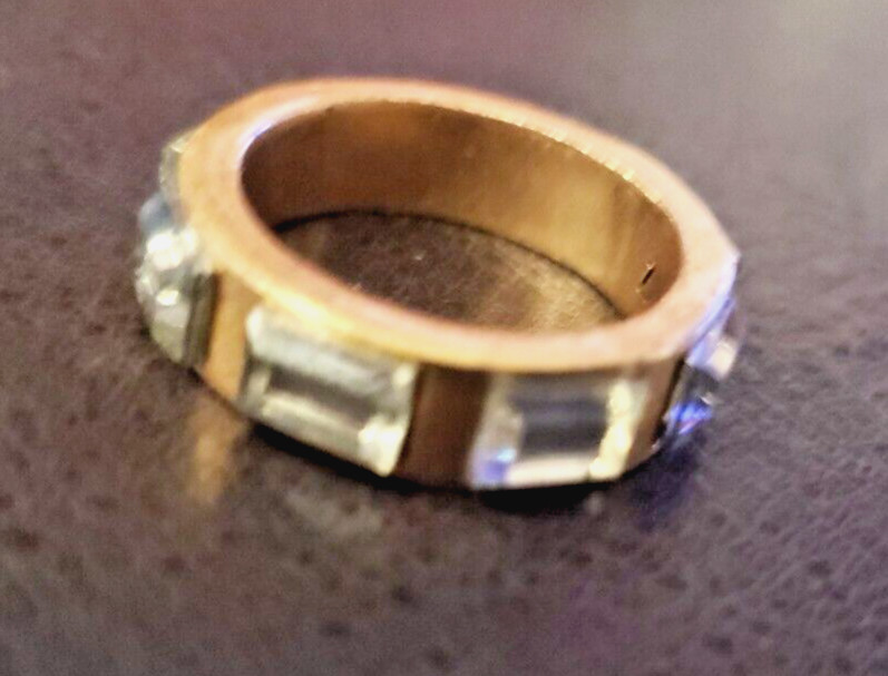 lia sophia ( 7 )  RING. rectangular prismatic gem… - image 2